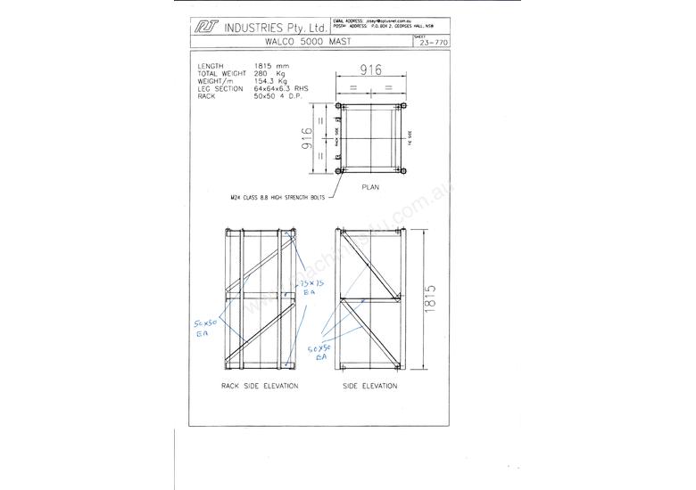 Hire Walco 5000 SERIES Material Hoist in , Listed on Machines4u