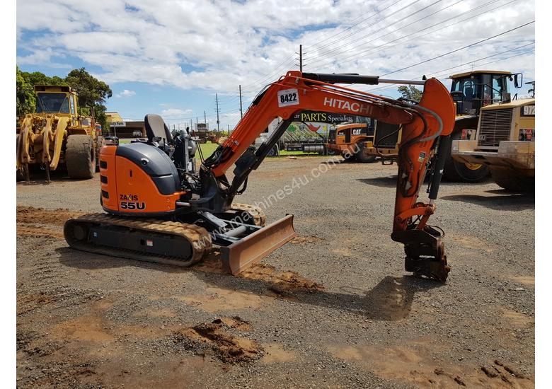 caption 2018 Zaxis ZX55U-5A Excavator *CONDITIONS APPLY*