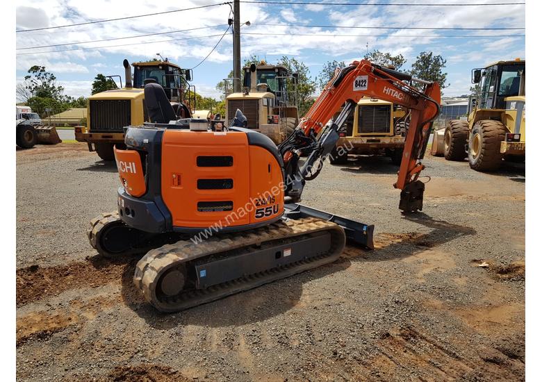 caption 2018 Zaxis ZX55U-5A Excavator *CONDITIONS APPLY*