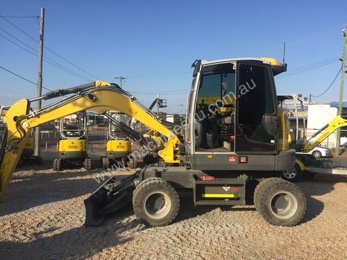 Wacker Neuson Wheeled Excavator 6.5 tonne with  New Buckets and New Hyd Hitch & ZERO PAYMENT 90 DAYS