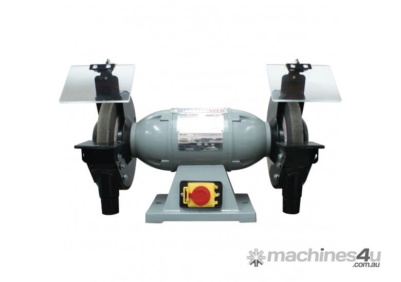 caption SHAW - HAFCO Heavy Duty Bench Grinder 200mm BG8