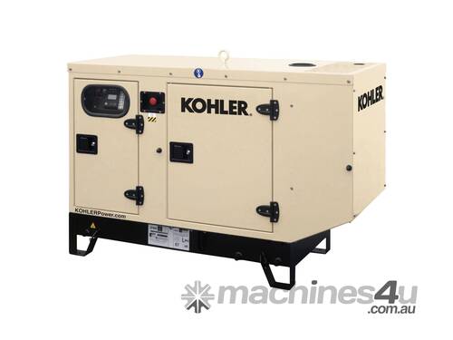 Kohler KK16IV: 16kVA Diesel Standby Generator, 3 Phase, 50L Tank