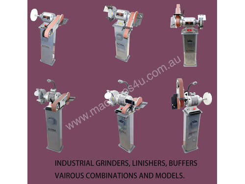 Industrial Bench Grinder, Linisher?Buffing Machine