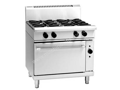 Waldorf 800 Series RNL8910GEC - 900mm Gas Range Electric Convection Oven Low Back Version