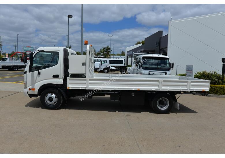 caption 2008 HINO DUTRO 300 - Tray Truck - Tray Top Drop Sides