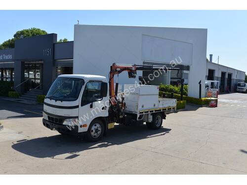 2006 HINO DUTRO 4500 - Truck Mounted Crane - Service Trucks - Tray Top Drop Sides