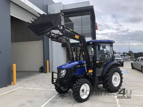 caption TANNERTRACK - LOVOL M604 60HP Cabin Tractor inc Loader & 4in1 Bucket