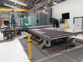 Bottero Glass Flat Cutting Table w/ Drop Stands & Feed Table - picture0' - Click to enlarge