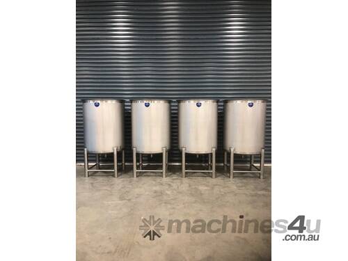 1,000ltr New Stainless Steel Open Top Tank