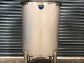 1,000ltr New Stainless Steel Open Top Tank - picture0' - Click to enlarge