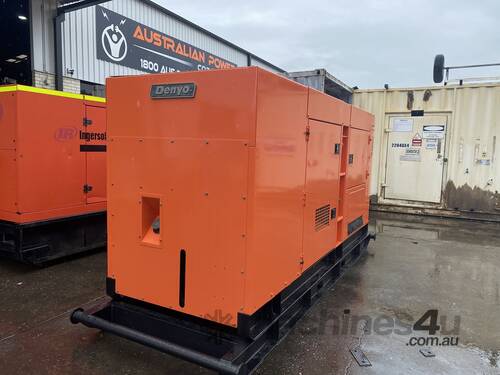 200 KVA Komatsu Silenced Industrial Diesel Generator Set Model DCA220 SPK III  Fraction of New Cost 