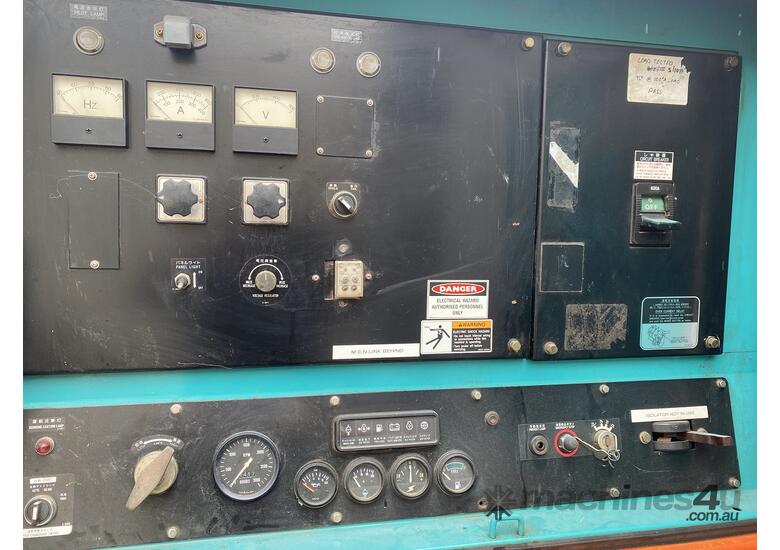 200 KVA Komatsu Silenced Industrial Diesel Generator Set Model DCA220 SPK III  Fraction of New Cost 