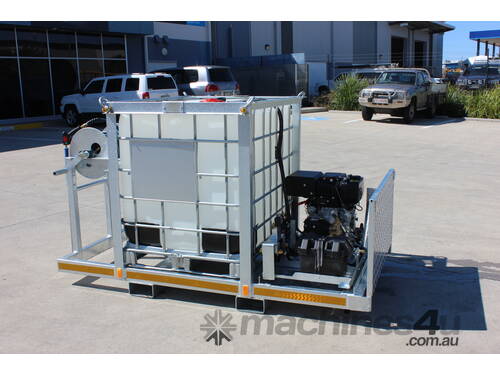 caption ThoroughClean 10HP Diesel Driven Skid Mount Pressure Cleaner