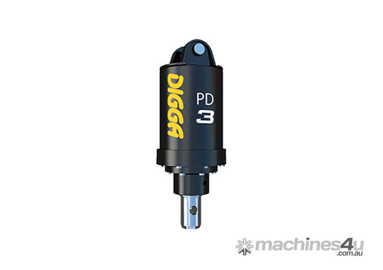 caption Digga Skid Steer Loader Auger Drives - Maximise Drilling Depth Without Extensions