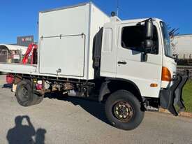 Truck Service Truck Hino 4x4 2010 1 tonne crane SN1288 1DNF755 - picture0' - Click to enlarge
