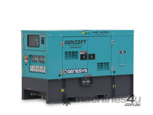 22 KVA Diesel Generator 415V Perkins With 3 Year/1500 Hours Warranty