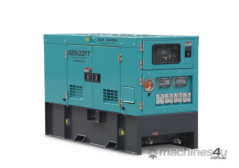 caption 22 KVA Diesel Generator 415V Perkins With 3 Year/1500 Hours Warranty