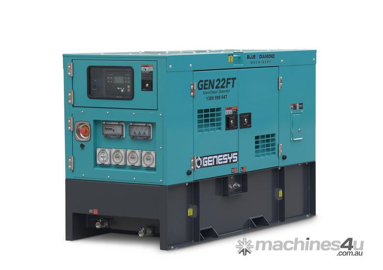 caption 22 KVA Diesel Generator 415V Perkins With 3 Year/1500 Hours Warranty