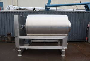 Industrial Stainless Steel Large Drum Vacuum Tumbler Mixer - 2500L - Possenti