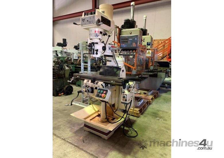 Used jet Turret Milling Machine NT30 415v Vertical Mills in , Listed