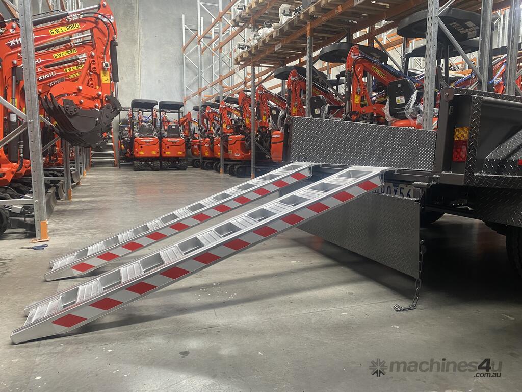 New 2021 JIAFENG 2 0 T FLAT BAR ALLOY TRAILER RAMPS 1 8m LONG Loading