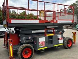 SkyJack SJ9241 - 41ft Rough Terrain Scissor Lift - picture0' - Click to enlarge