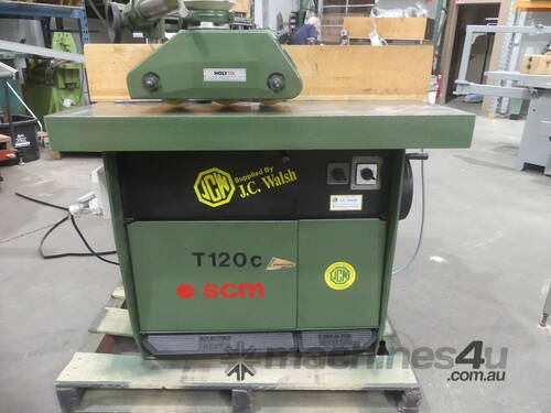 SCM heavy duty spindle moulder & feeder