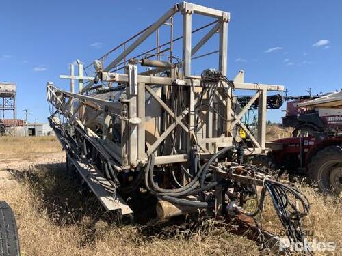 Homemade boom sprayer, approx 15,000ltr and 18m boom. For further info contact Aaron Wilson 04776974