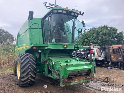 2005 John Deere 9660 STS Header with Front & Trailer