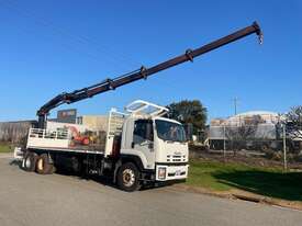 Truck Crane Truck Isuzu FVY 6x4 Hiab 8 Tonne 6m Tray 129879km 295HP Air Bag SN1541 1HQP444 - picture0' - Click to enlarge