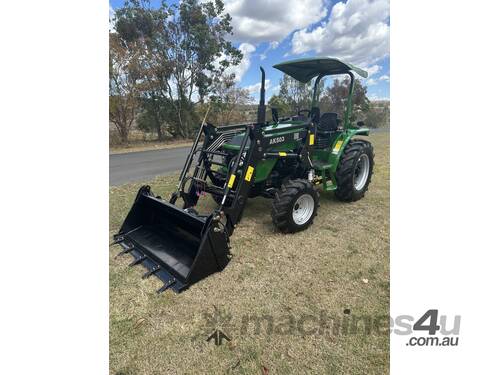 AgKing - 50HP Tractor ROPS 4WD AK504 with FEL & 4in1 Bucket