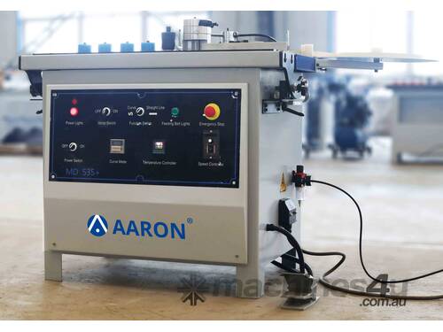 caption Aaron Bevelled &straight Edge Bander and Bevelled Edge Trimmer Package Deal (CEB50-3)