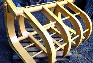 Almost New 1600mm Tractor Loader Telehandler Hydraulic Log Grab Grapple