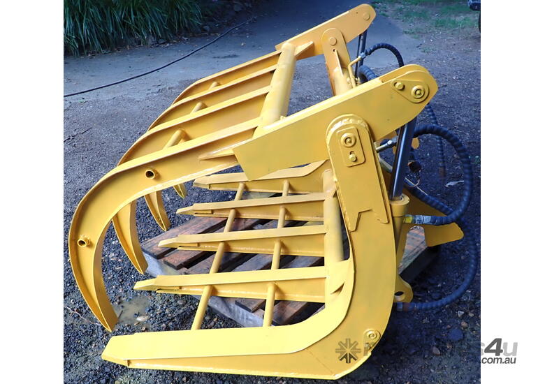 Almost New 1600mm Tractor Loader Telehandler Hydraulic Log Grab Grapple