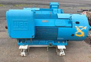 WEG 400kw 1485rpm 415 volt electric motor, 2 units available