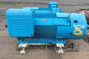 WEG 400kw 1485rpm 415 volt electric motor, 2 units available