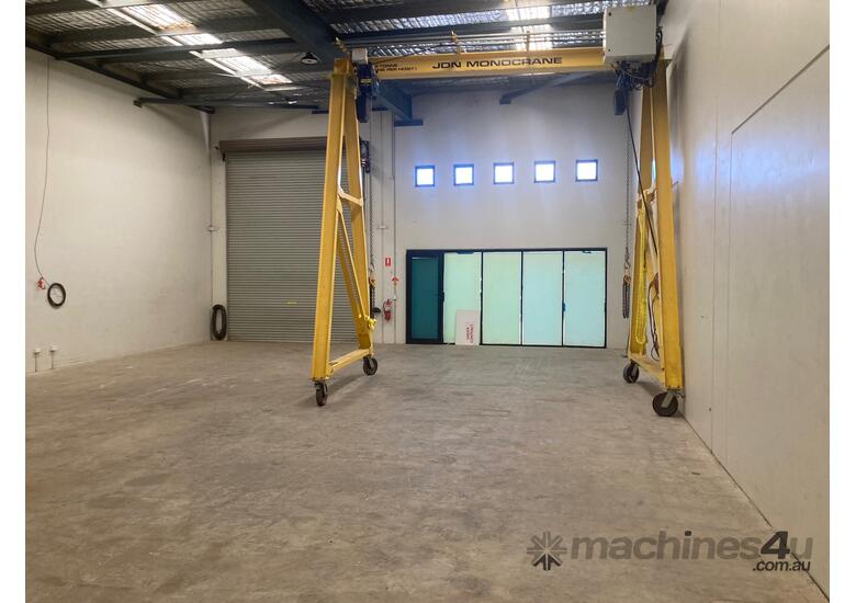 caption JDN MONOCRANE SINGLE GIRDER PORTAL CRANE 2T