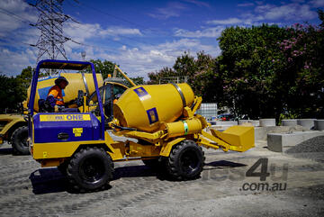 Carmix ONE Small Mobile 4X4 Self Batching Concrete Mixer