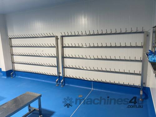 Premium Stainless Steel Boot & Shoe Rack | 50 Pairs | Hygienic & Customizable