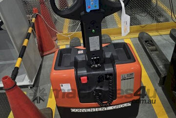 (8595) Fork Lift - Pallet Stacker - 2023 Toyota HWE100 Walkie Stacker (East Toowoomba, QLD) (8595) Fork Lift - Pallet Stacker - 2023 Toyota HWE100 Walkie Stacker (East Toowoomba, QLD)