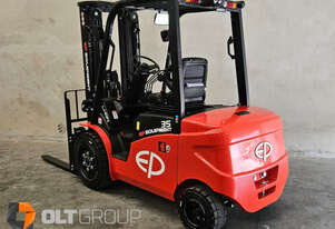 EP EFL353 3.5 Tonne Electric Forklift Sideshift Fork Positioner 5 Yr Warranty 280Ah Li-Ion Battery
