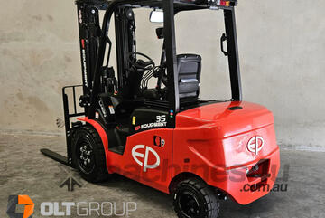 EP EFL353 3.5 Tonne Electric Forklift Sideshift Fork Positioner 5 Yr Warranty 280Ah Li-Ion Battery