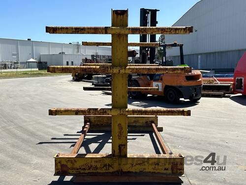 Yellow Steel Yard Rack