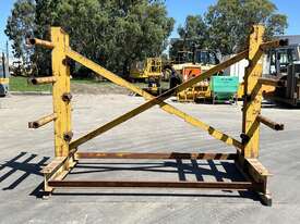 Yellow Steel Yard Rack - picture1' - Click to enlarge