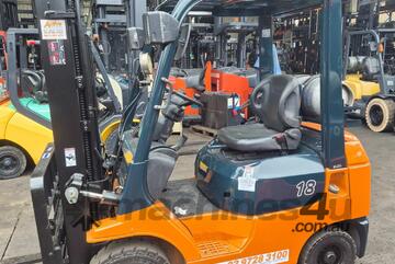 Toyota 1.8 Ton Forklift | 4.3m Lift Height | LPG