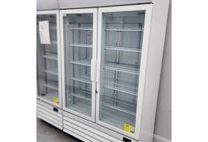 Thermaster Colourbond Upright Beverage Fridge 2 Doors White LG-1000P