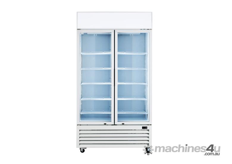 Thermaster Colourbond Upright Beverage Fridge 2 Doors White LG-1000P