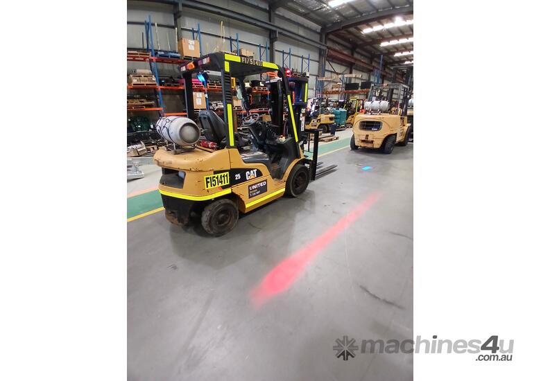 caption Used Cat 2.5T LPG Forklift - GP25NT-C