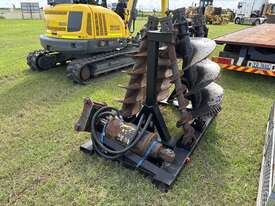 Digga Auger Drive Unit & Augers on Cradle - picture2' - Click to enlarge