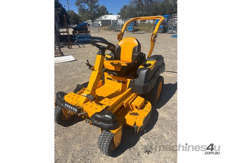 caption Zero turn lawnmower